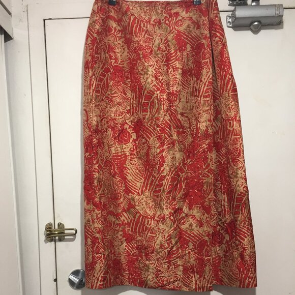 NYGARD COLLECTION SILK WRAP SKIRTS SIZE 14 - Picture 4 of 7